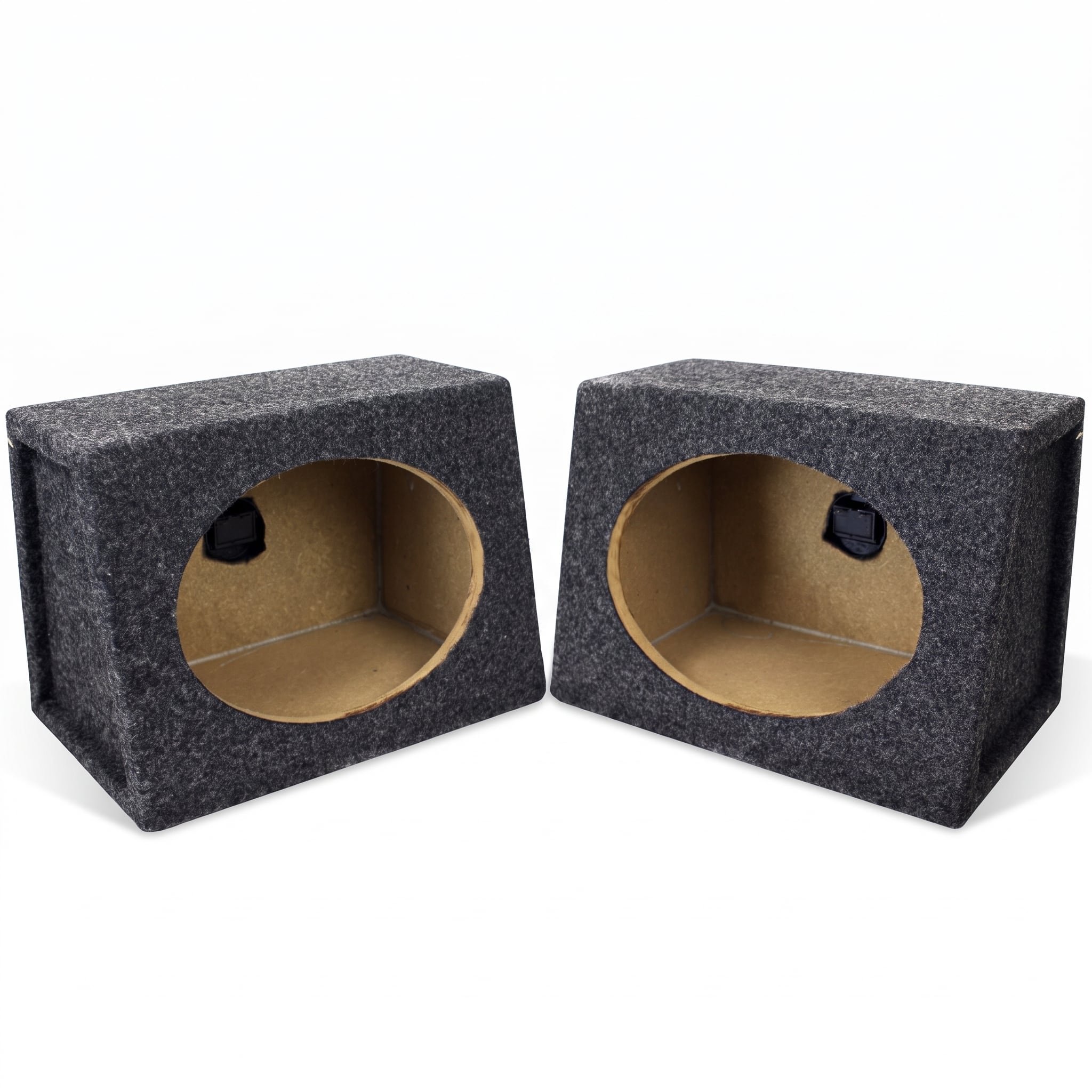 QPower Angled Style 6 x 9 Inch Car Audio Speaker Box Enclosures, 2