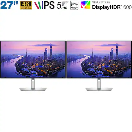 27" 4K ULTRA HD IPS 5ms 120Hz REFRESH RATE VESA CERTIFIED DisplayHDR 600
