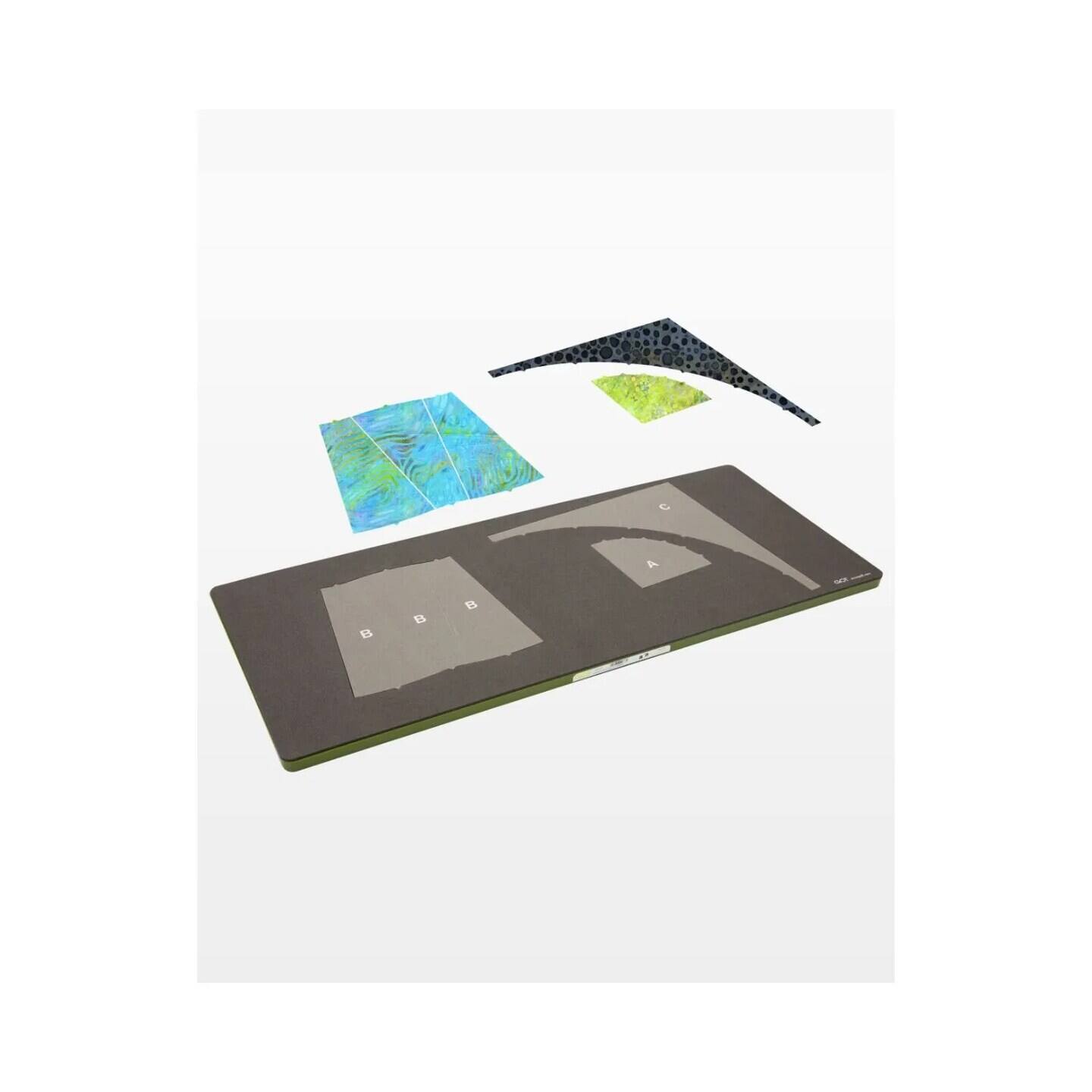 Alt View 1. AccuQuilt - GO! Grandmother’s Fan-9" Finished Die - Quilting Supplies, Cutting Dies,  Go Dies – Quilting, Quilting Patterns - Multicolor.