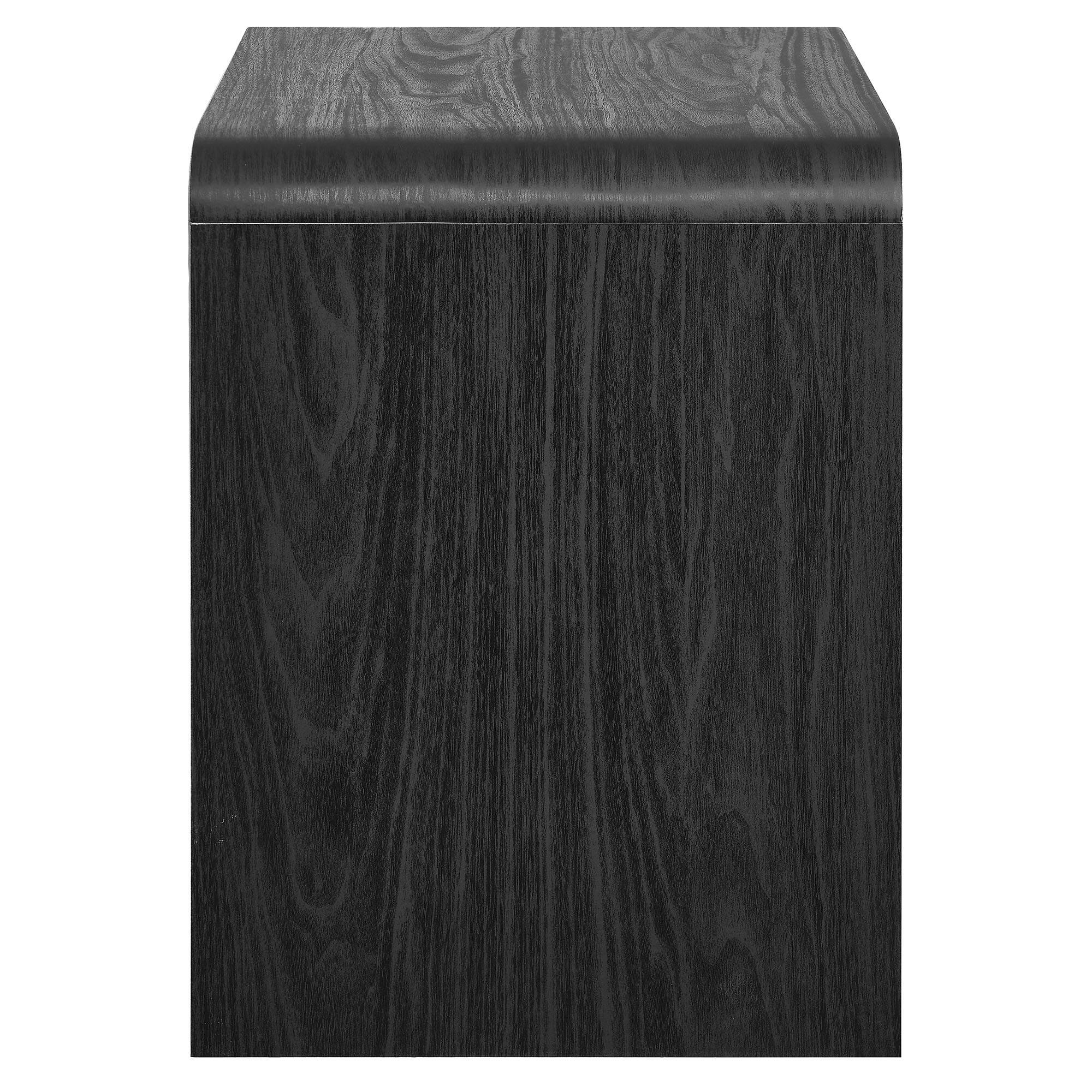 Alt View 2. Modway - Toscana 2-Drawer Nightstand by Modway - Black.