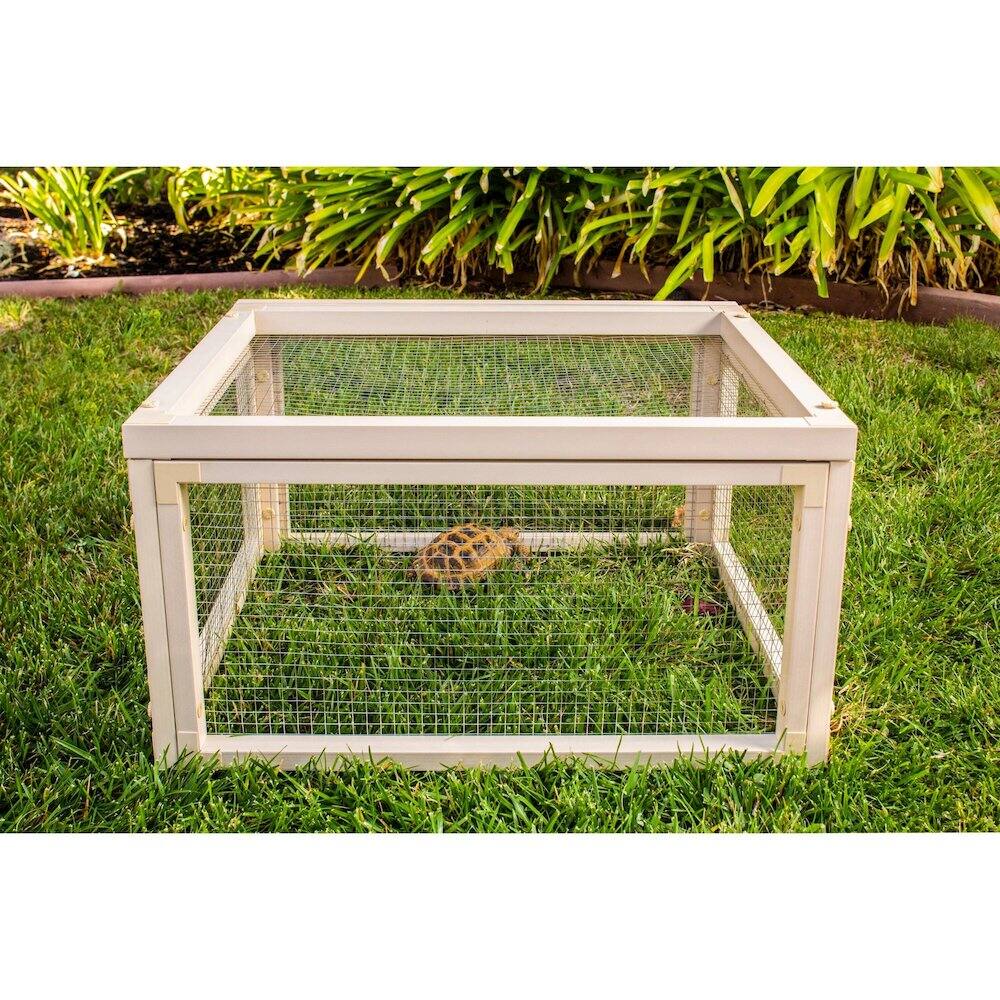 Back. New Age Pet - ECOFLEX Sonoran Tortoise House Pen.