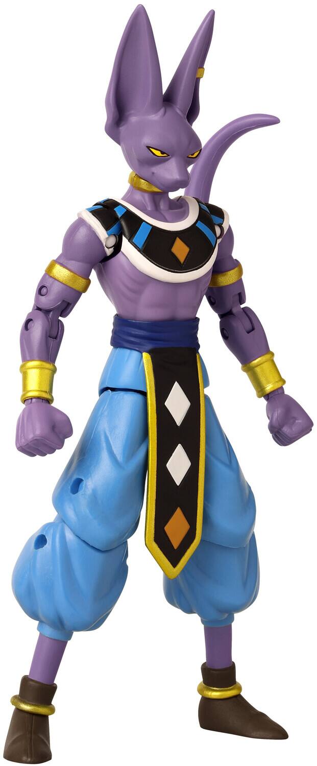 Alt View 4. Bandai - Bandai - Dragon Ball Super - Dragon Stars - Beerus Action Figure   - Collectibles - Multicolor.