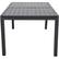 Left. Hanover - Naples 7-Piece Outdoor Dining Set with 6 Padded Sling Chairs and Expandable Dining Table - Gray/Gray.