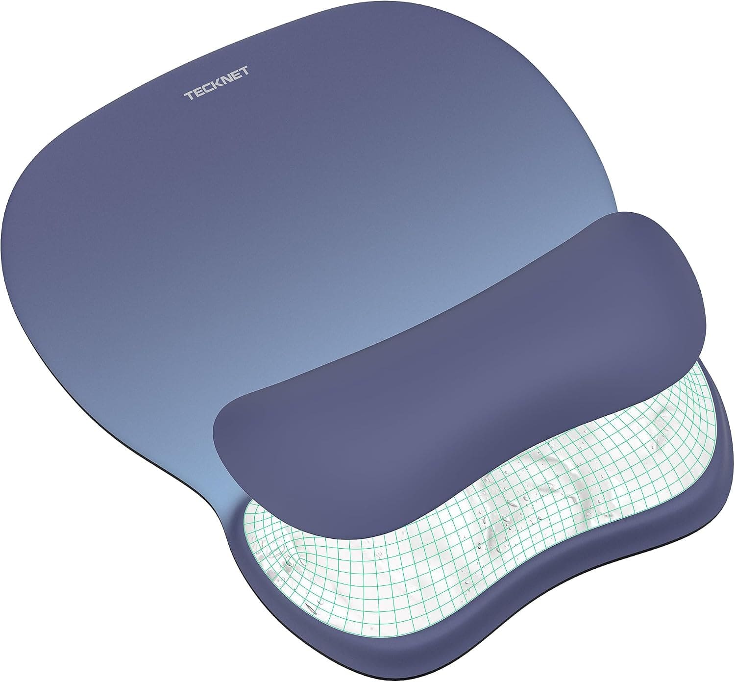 TECKNET - TECKNETGel Mouse Pad with Wrist Rest, Ergonomic Mouse Pad, Non-Slip & Smooth for Office Gaming Study - Gradient