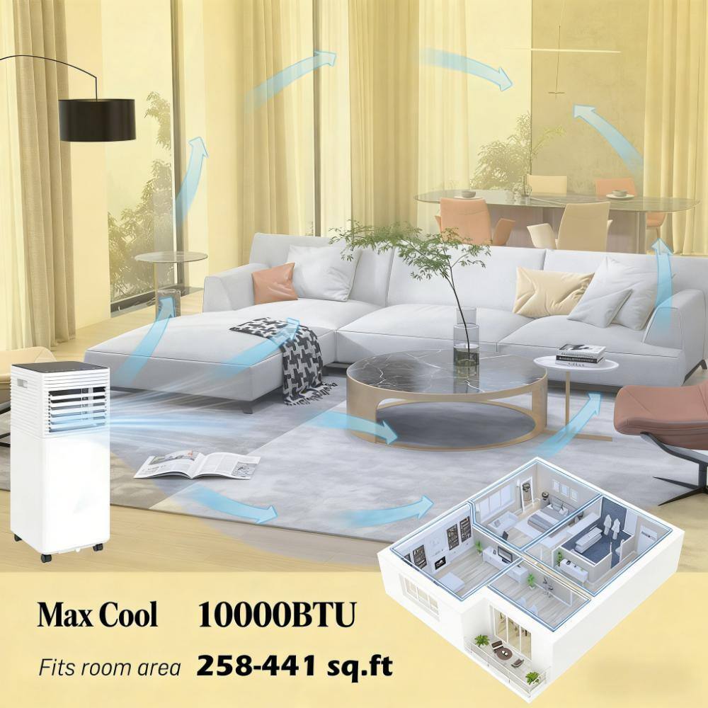 Max Cool  
10000BTU  
Fits room area 258-441 sq.ft