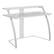 Angle. OSP Home Furnishings - Code30 Battlestation Gaming Desk - White.