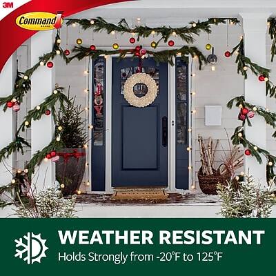 3M Command WEATHER RESISTANT  
Holds Strongly from -20°F to 125°F