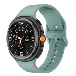 StrapsCo - Active Band Silicone Rubber Watch Strap For Samsung Galaxy Watch 8 (Medium-Long) - Pine