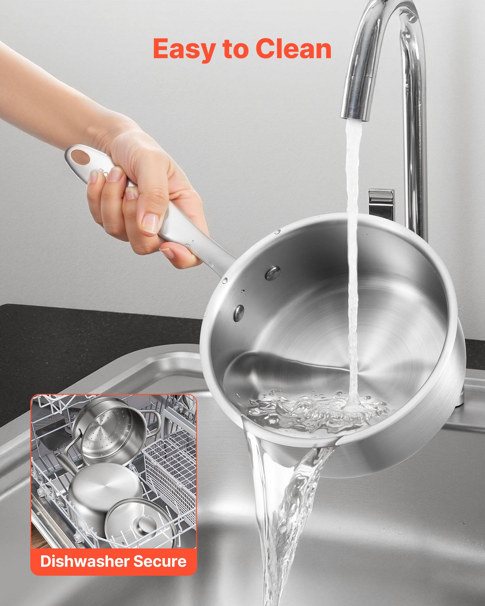 Easy to Clean

Dishwasher Secure