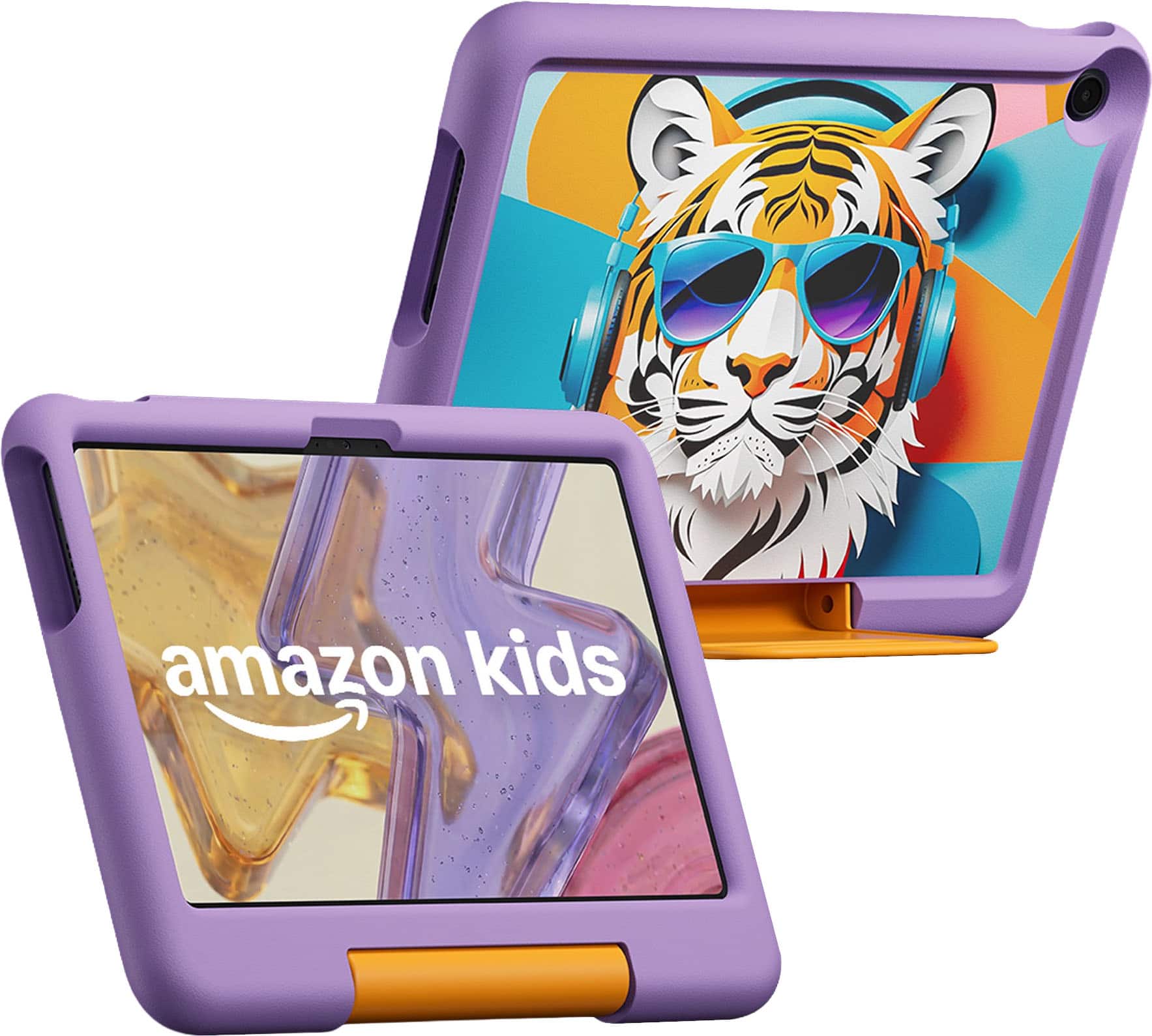 Amazon - Kids Tablet 11 (all-new) ages 3+, 11" 2.5K display, 8GB, includes 1-year Kids+ subscription, parental controls - Tiger