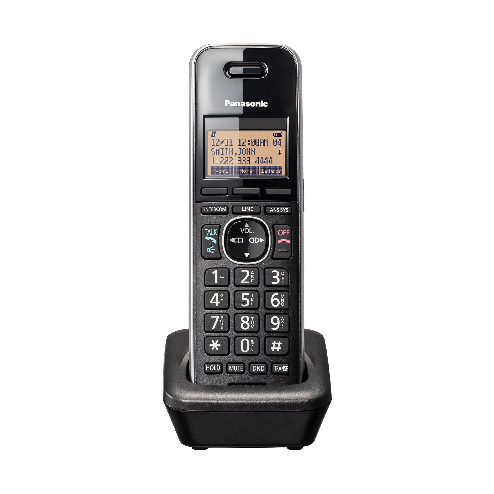 Panasonic - Cordless Office Phone Extension Accessory- KX-TGWA41 - Black