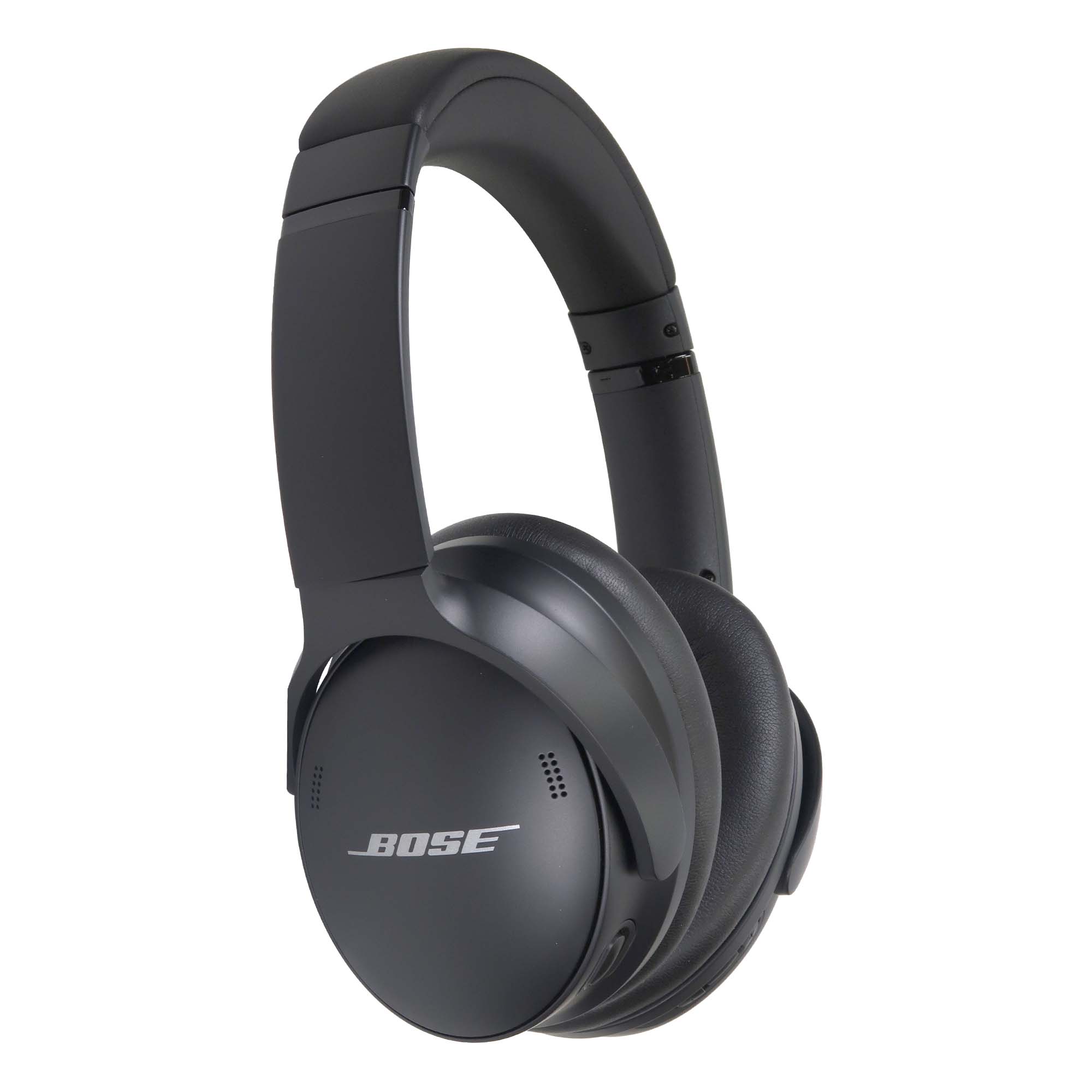 Front. Bose - Bose QuietComfort SC Wireless Over-Ear Active Noise Canceling Headphones (Black) 884367-0900 with Soft Case - Black.
