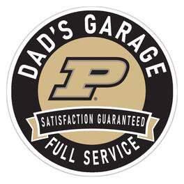Fan Creations - Purdue Boilermakers 16" Dad's Garage Wood Sign - Multicolor