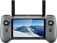 Front. Potensic - PTD 1 Remote Controller for Atom 2 Drone - 5.5-inch 1080P Display, 10KM Range, 6400 mAh Battery Capacity, 32GB Storage - Grey.