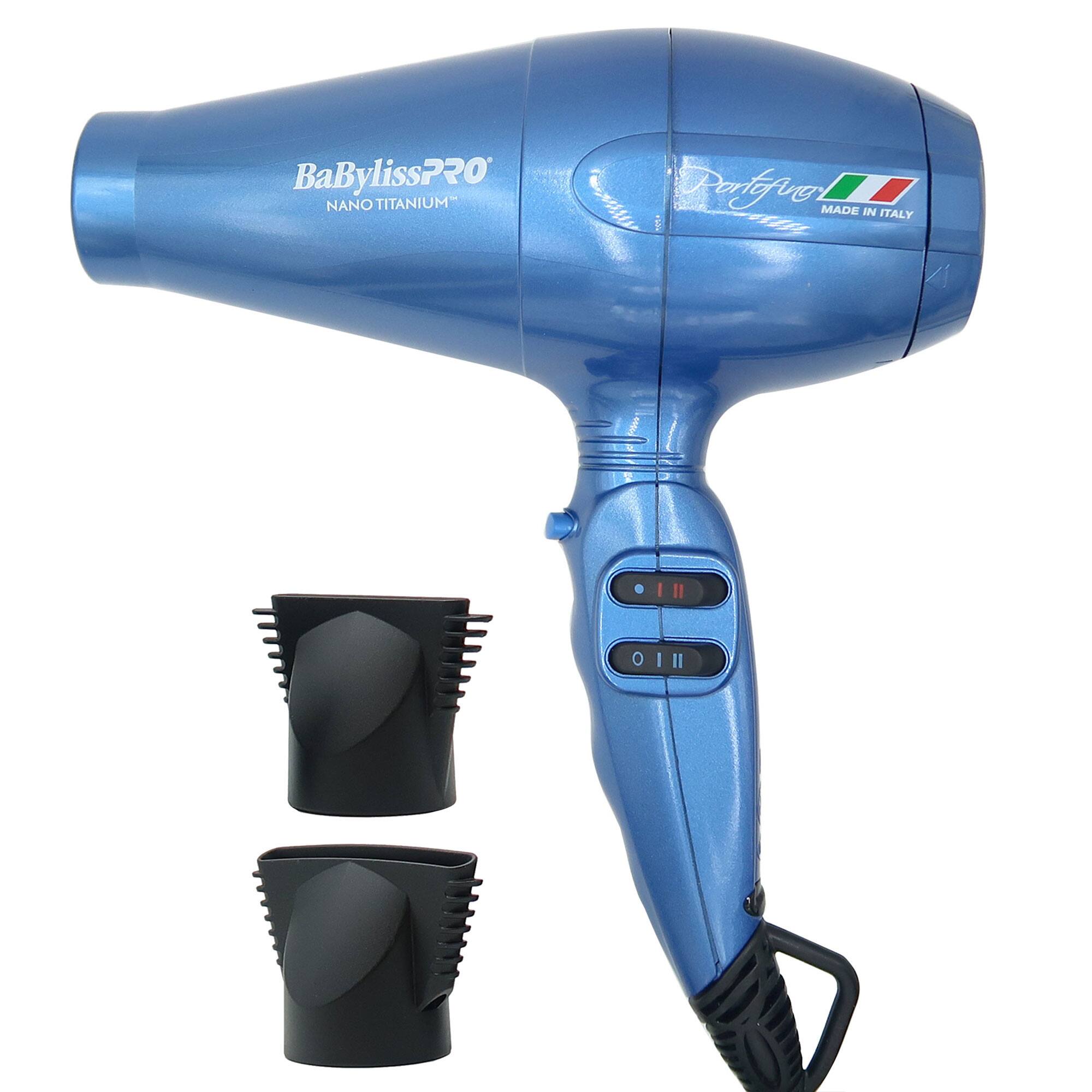 Babyliss - Pro Nano Titanium Portofino 6600 Full-Size Hair Dryer, #BNT6610N - Blue