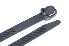 Gardner Bender - 28 in. L Black Cable Tie 3 pk