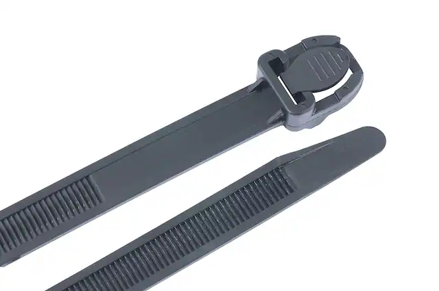 Front. Gardner Bender - Gardner Bender 28 in. L Black Cable Tie 3 pk.