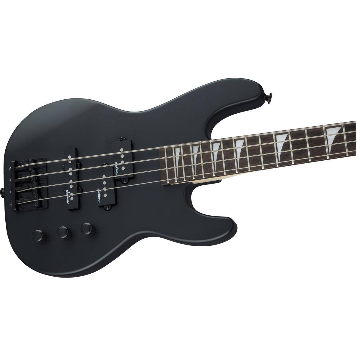 Alt View 6. Jackson - Jackson JS Concert Bass Minion JS1X Electric Guitar, Amaranth,Satin Black.