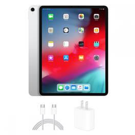 Apple - Refurbished Excellent - 12.9-inch iPad Pro 3rd Generation (2018) Wi-Fi and Cellular 64GB (Unlocked) - Silver