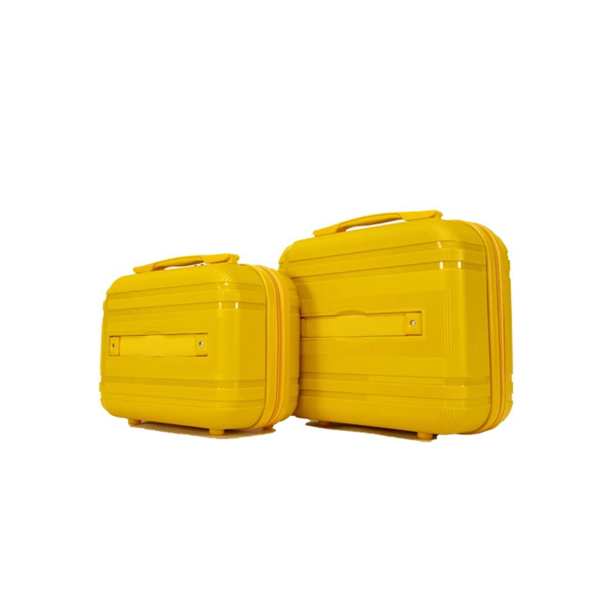 Alt View 2. APRILSOUL - Luggage Hard Shell Luggage Set with Rotating Wheels suitable for carry on - Yellow.