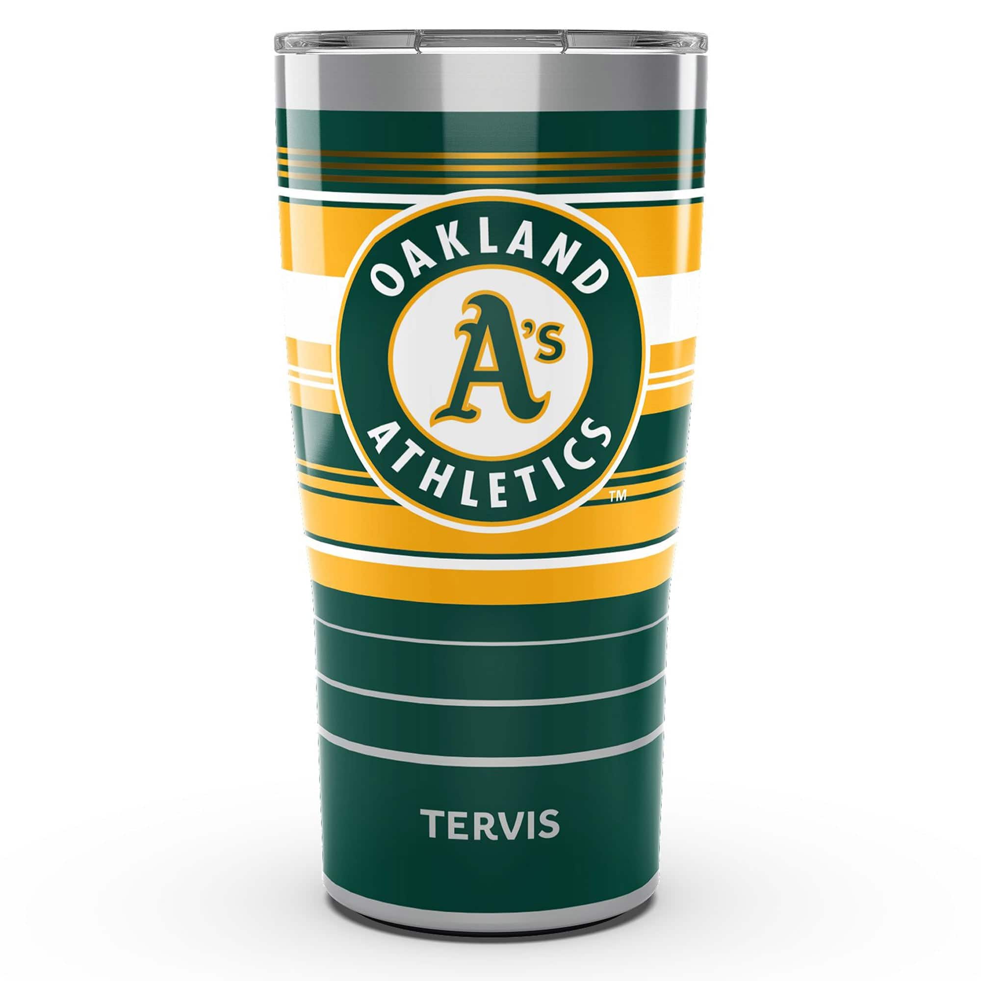 Tervis - Oakland Athletics 20oz. Hype Stripe Stainless Steel Tumbler - Multicolor