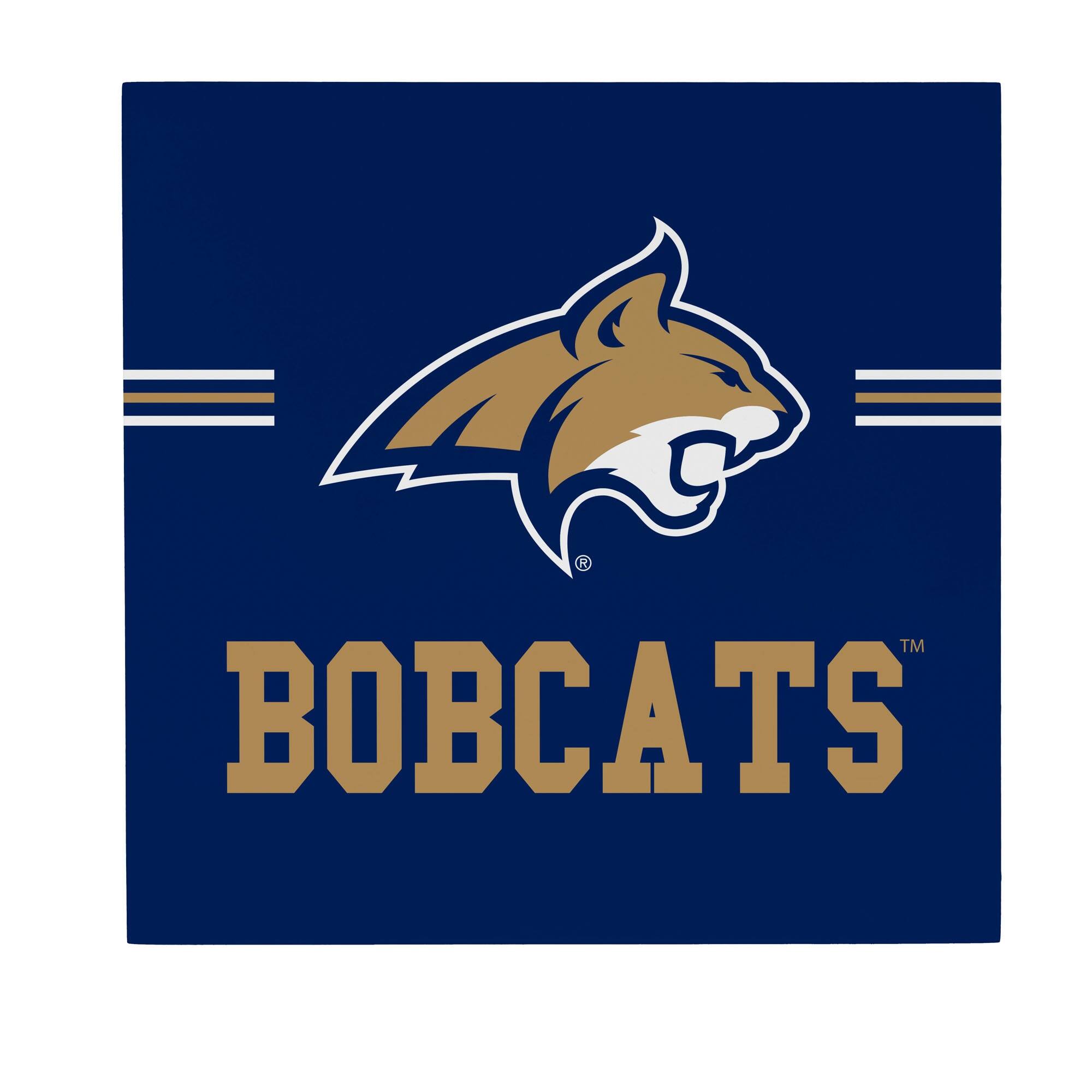 Montana State Bobcats 12" x 12" Wood Wall Sign
