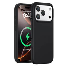 SaharaCase - Apple iPhone 17 Pro Silicone Case | Compatible with Magsafe | Smooth Finish | Venture Series - Scorpion Black