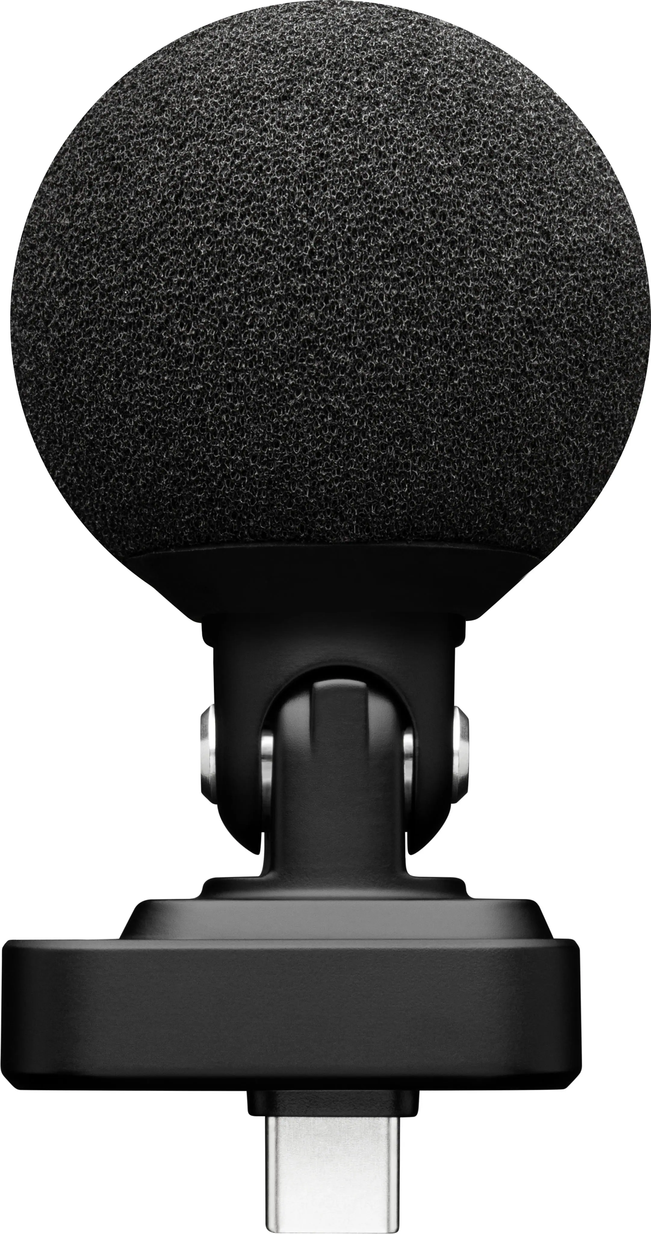 Alt View 1. Shure - MV88 USB-C iPhone Microphone for Portable Podcasting, Live Streaming, Music Recording - Black.