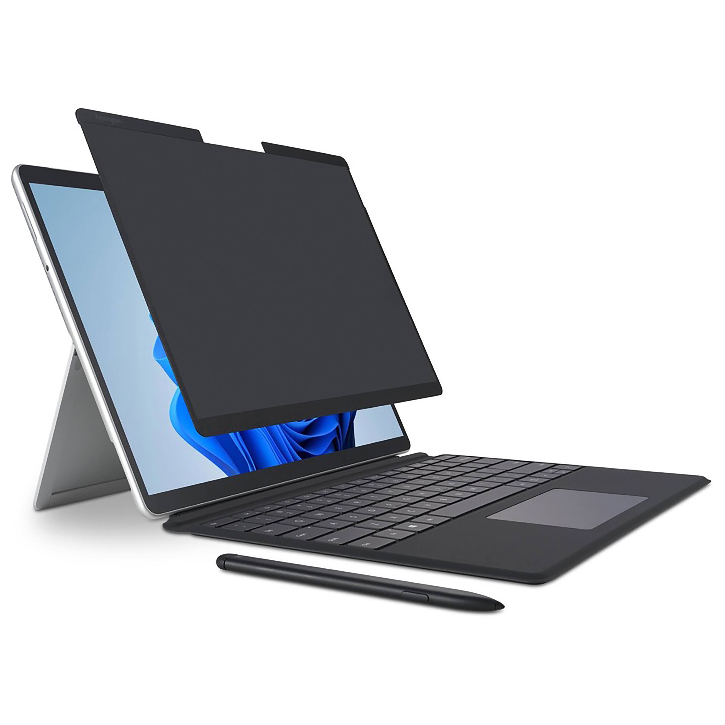 Kensington - MagPro Elite Magnetic Privacy Screen for Microsoft Surface Pro 8, 9, 10, and Copilot+ PC Surface Pro (11th Edition) - Black - Front_Zoom