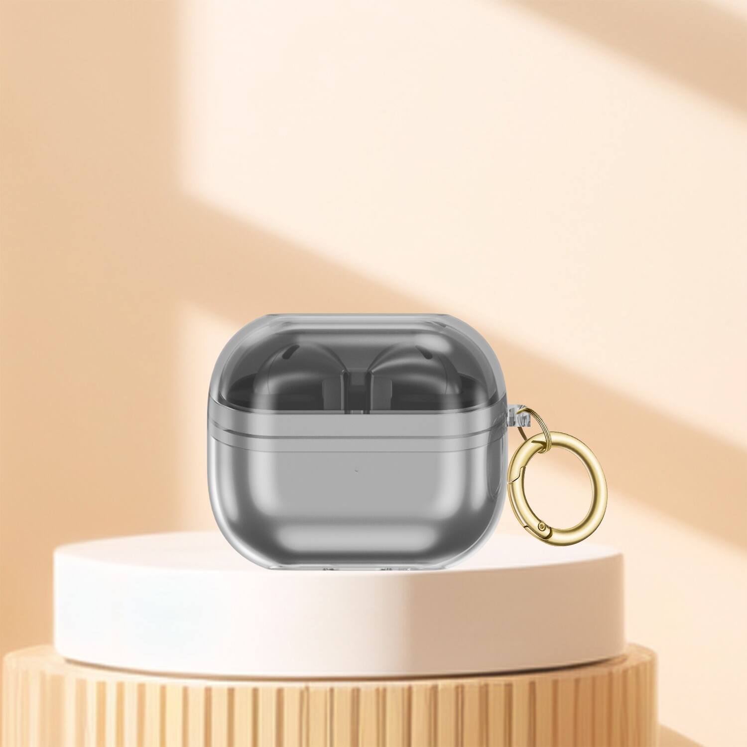 Alt View 16. SaharaCase - Venture Series Transparent Case for Samsung Galaxy Buds3 and Buds3 Pro - Clear.