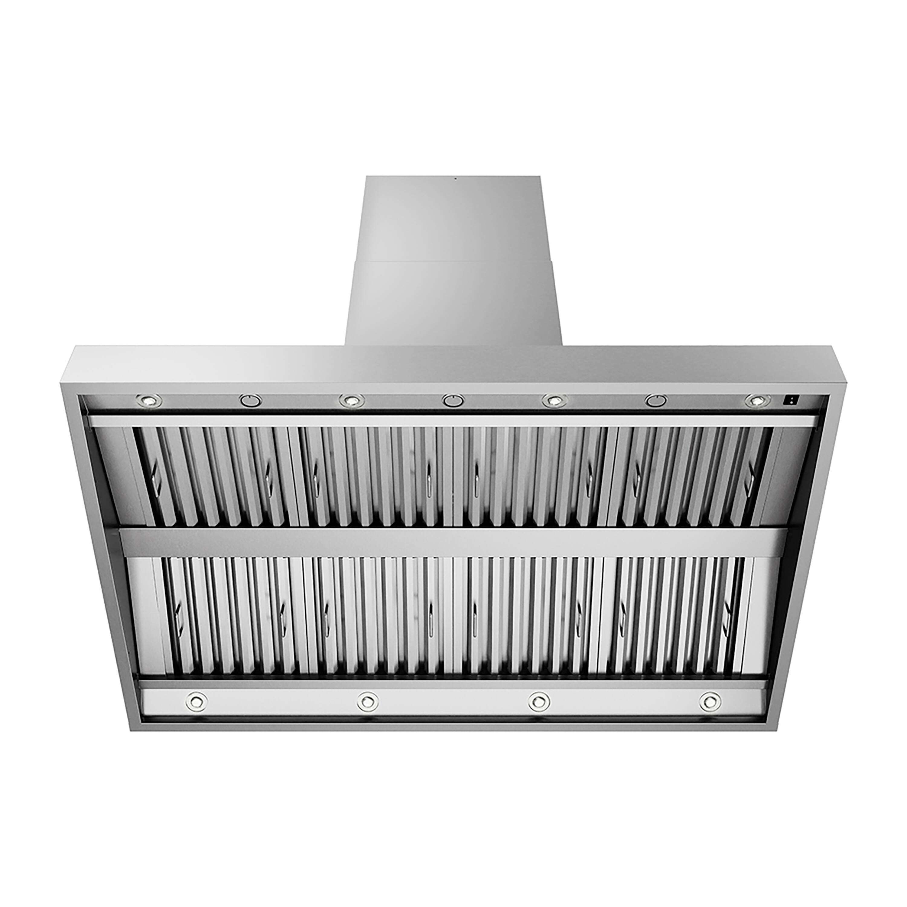 Back. ZLINE - ZLINE 60 in. Island Mount Outdoor Grill Hood (GOi2-60) - Stainless Steel.
