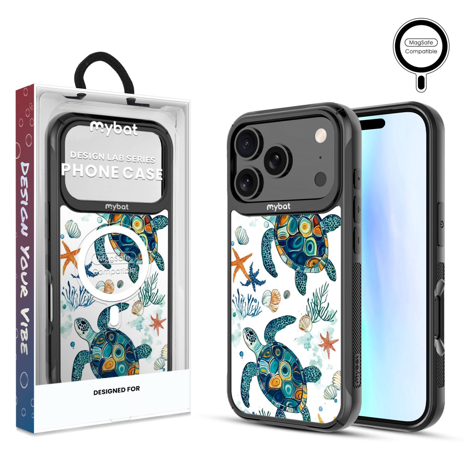 Magsafe Compatible  
DESIGN YOUR VIBE  
mybat  
DESIGN LAB SERIES  
PHONE CASE  
mybat  
DESIGNED FOR  
Magsafe Compatible