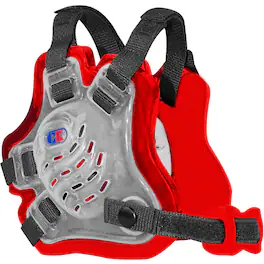 Cliff Keen - F5 Tornado Wrestling Headgear - Translucent/Scarlet/Black