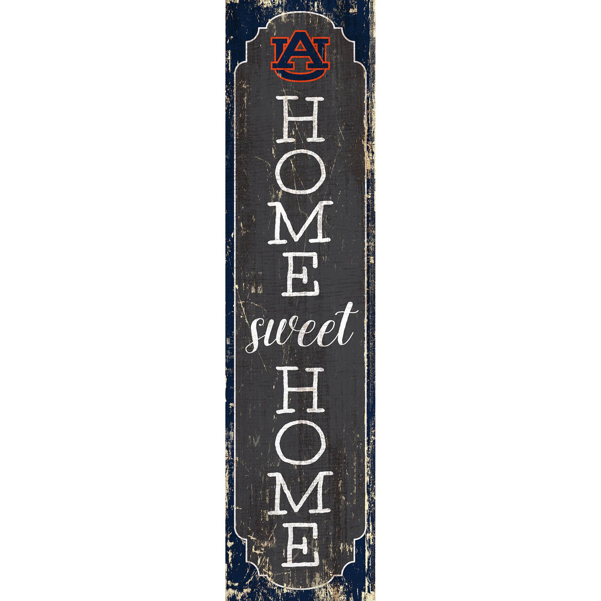 Auburn Tigers 24" Home Sweet Home Leaner Sign