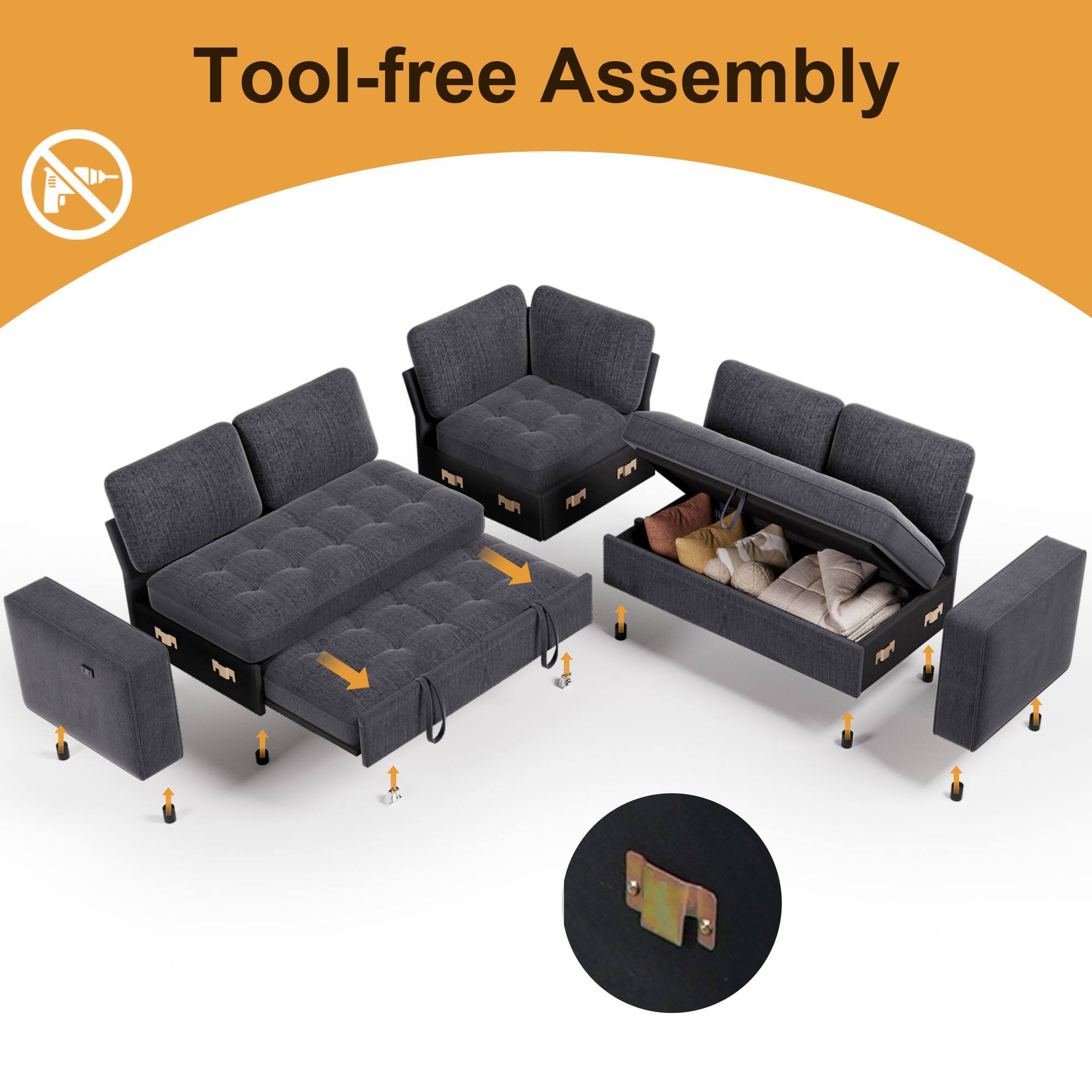 Tool-free Assembly