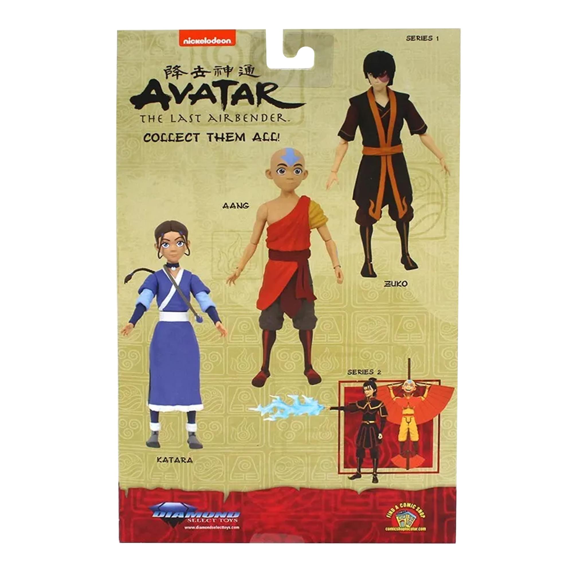 Nickelodeon SERIES 1  
AVATAR THE LAST AIRBENDER  
COLLECT THEM ALL!  
AANG ZUKO  
SERIES 2  
KATARA  
www.danonciock.com & COMICSBEA.COM  
COMICS BEA  
SBEP