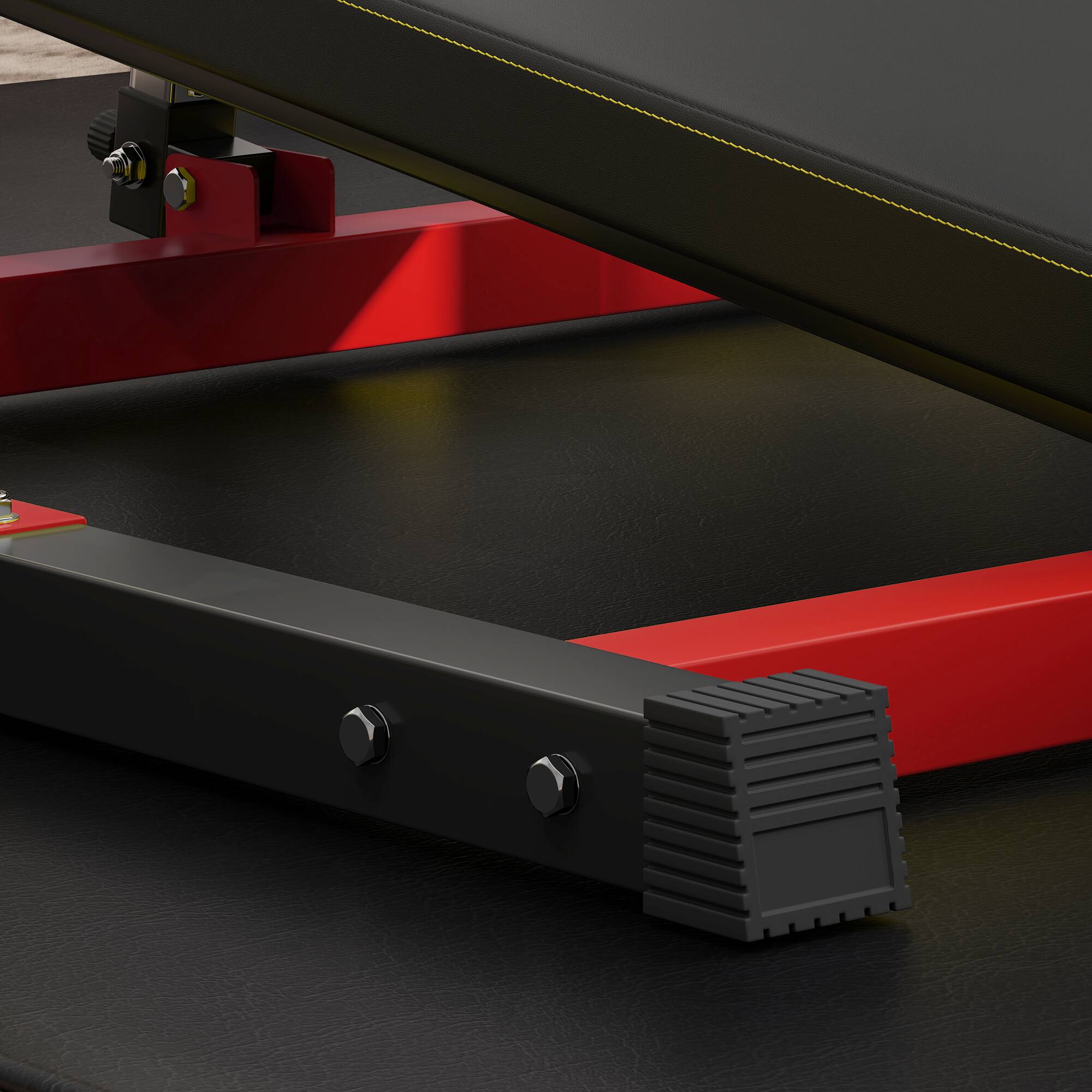 Alt View 5. Soozier - Soozier Vertical Leg Press Machine, 660LBS Capacity, Leg Strength Training Machine with Adjustable Leg, Back, and Head - Red.