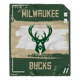 Pegasus - Milwaukee Bucks 60" x 70" Distressed Brush Two-Sided Ultra Cozy Blanket - Multicolor