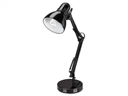 Alera - Architect Desk Lamp, Adjustable Arm, 22"H, Black