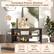 Included Power Station, Stay charged and organized with our farmhouse TV cabinet, 125V/12A, 2 AC Outlets, 5V/3.1A, USB-A & 1 USB-C, 4.7 FT Power Cord, ETD LISTED