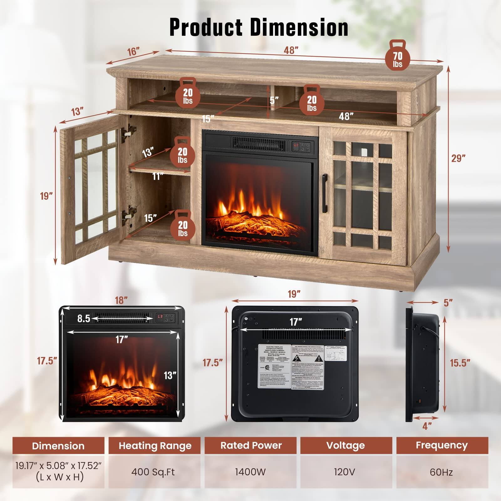 **Product Dimension**

- **Top Shelf:** 48" x 16" (70 lbs)
- **Shelf 1:** 48" x 13" (20 lbs)
- **Shelf 2:** 48" x 15" (20 lbs)
- **Shelf 3:** 48" x 13" (20 lbs)
- **Shelf 4:** 48" x 15" (20 lbs)
- **Shelf 5:** 48" x 11" (20 lbs)
- **Shelf 6:** 48" x 19" (20 lbs)
- **Shelf 7:** 48" x 15" (20 lbs)
- **Shelf 8:** 48" x 19" (20 lbs)
- **Shelf 9:** 48" x 18" (20 lbs)
- **Shelf 10:** 48" x 19" (20 lbs)
- **Shelf 11:** 48" x 17" (20 lbs)
