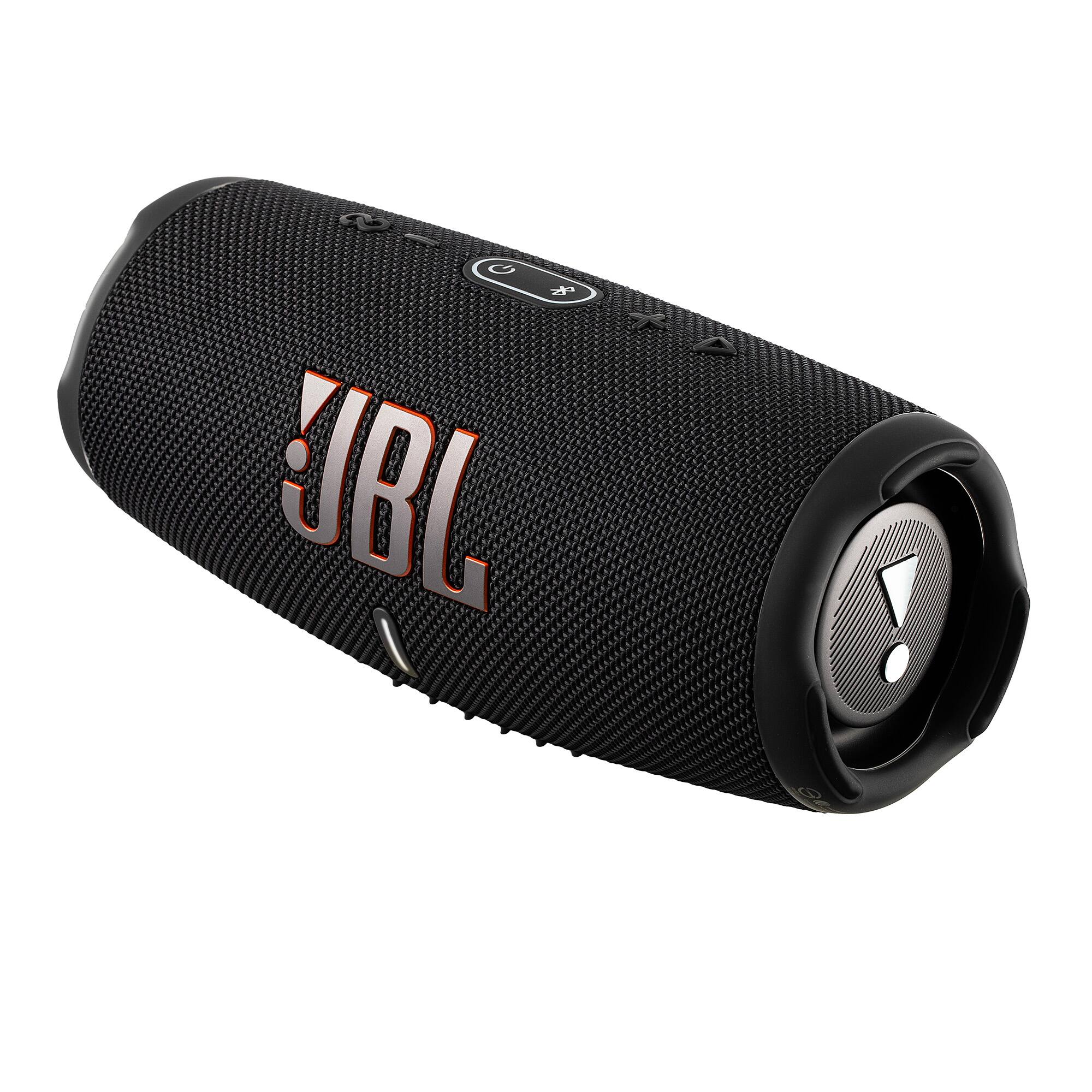 Back. JBL - JBL Charge 5 Portable Wireless Bluetooth Speaker with IP67 Waterproof with Case (Black) - Black.