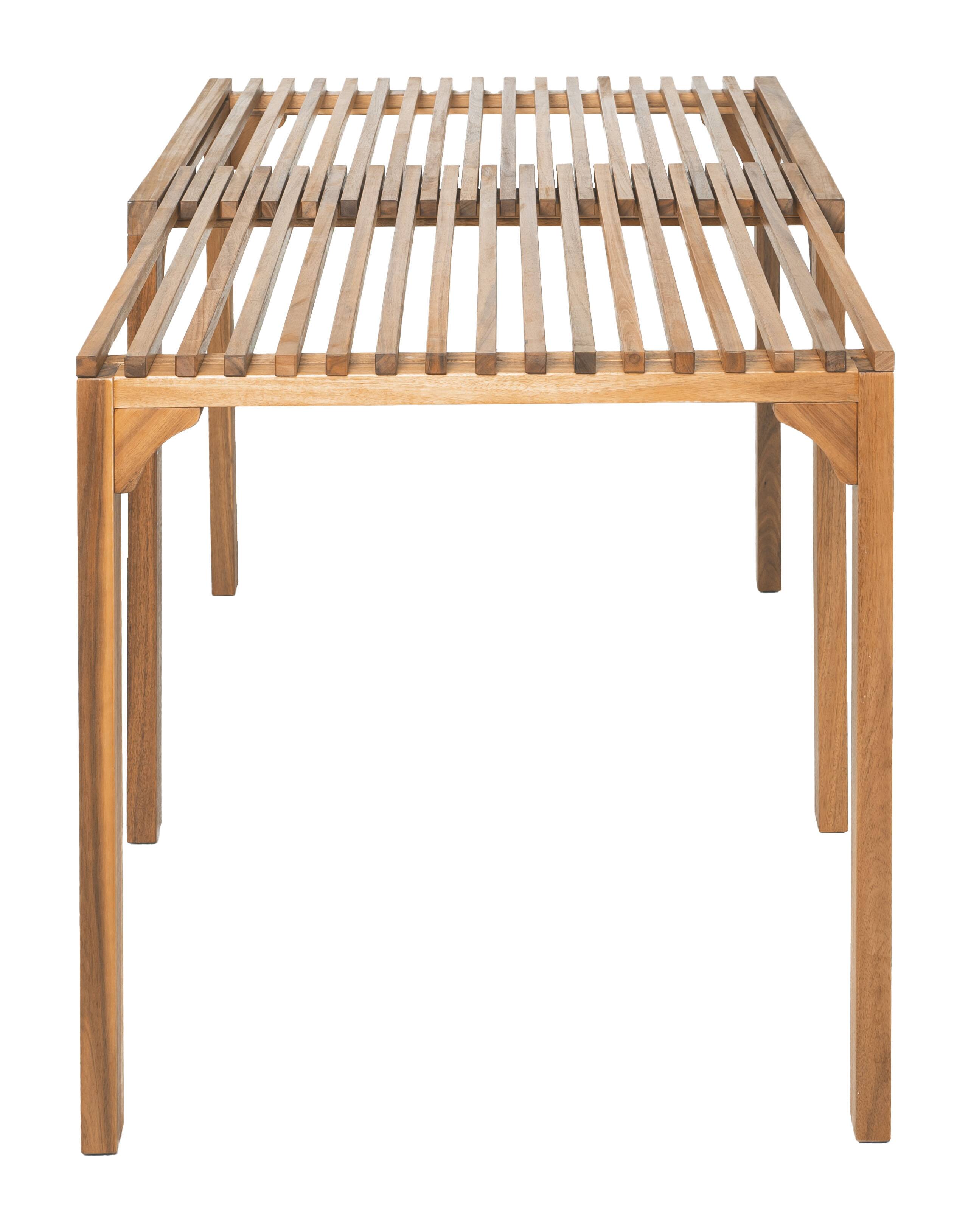 Back. Hivvago - Riviera Extendable Dining Table Natural - Natural.