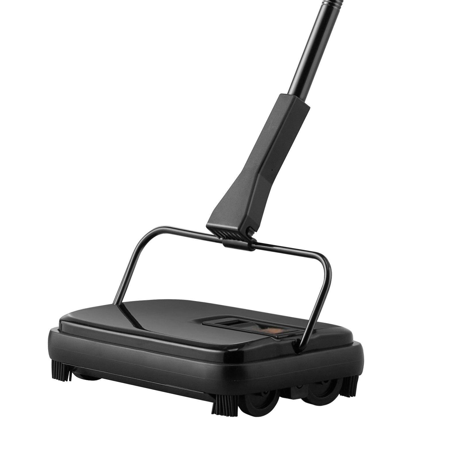 Alt View 9. Glintex - Carpet Sweeper Manual Non Electric Floor Cleaner, 7.9in Width, 300ml Dustbin with Comb for Rugs and Hard Floors.