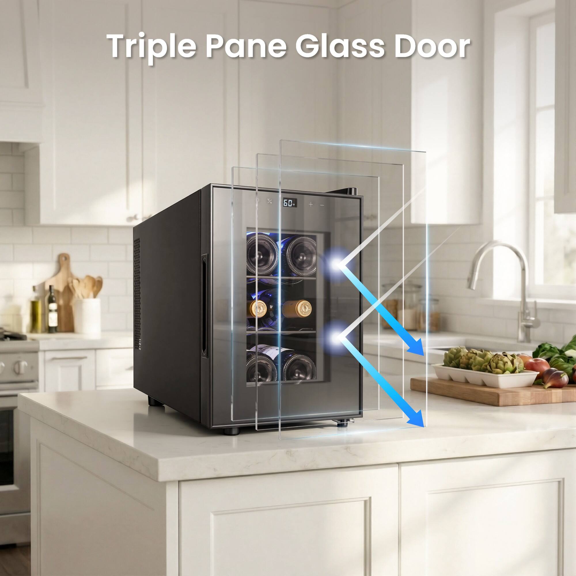 Triple Pane Glass Door