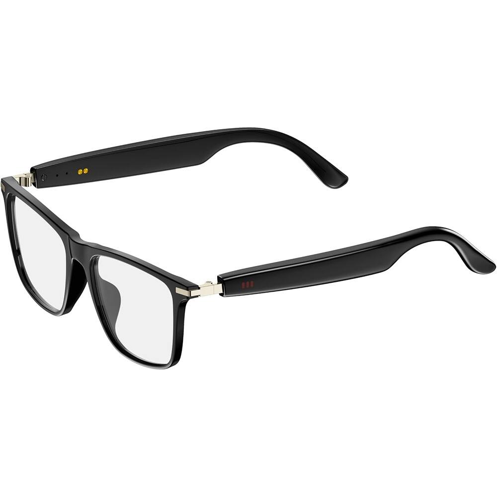 Angle. ACJPR - AI Smart Glasses, Bluetooth, 163-Language Translation, Anti-Blue Light, UV - black.