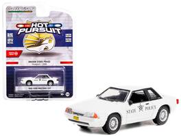 1993 Ford Mustang SSP Police "Oregon State Police" "Hot Pursuit" Series 41 1/64 Diecast Model Car by Greenlight - White