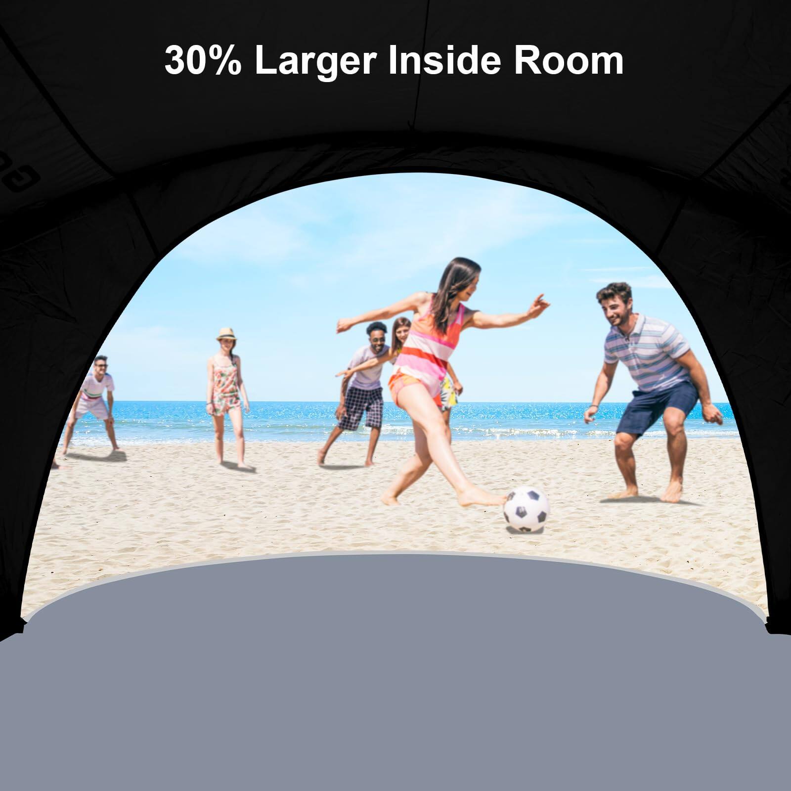 30% Larger Inside Room