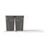Alt View 7. Rev-A-Shelf - Rev-A-Shelf Double Pullout Trash Can 27 qt. for Kitchen, Gray, RV-15KD-13C-S - Orion Gray.