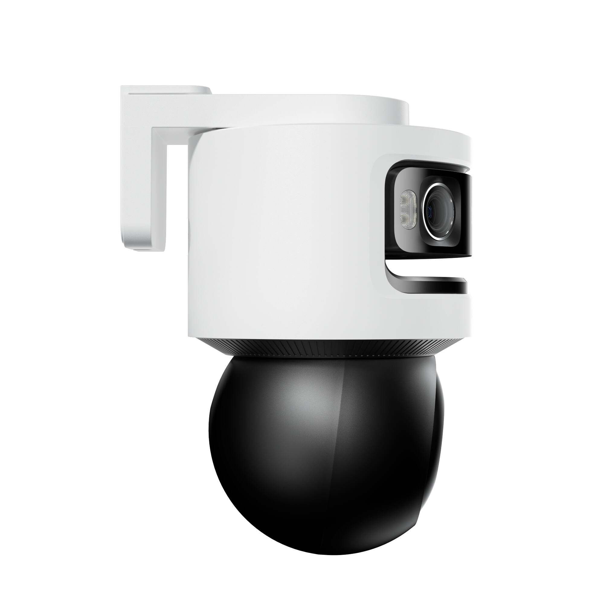 Left. Reolink - Reolink 2Pcs OMVI 3i WiFi 4K 360° 18MP(10MP+8MP)Triple-lens Camera,Synctrack Auto Framing 24/7 Recording AI Video Search - White.